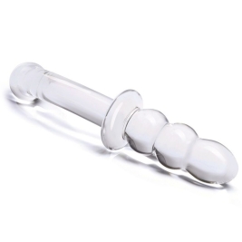 Фаллос из стекла Glas Ribbed G-Spot